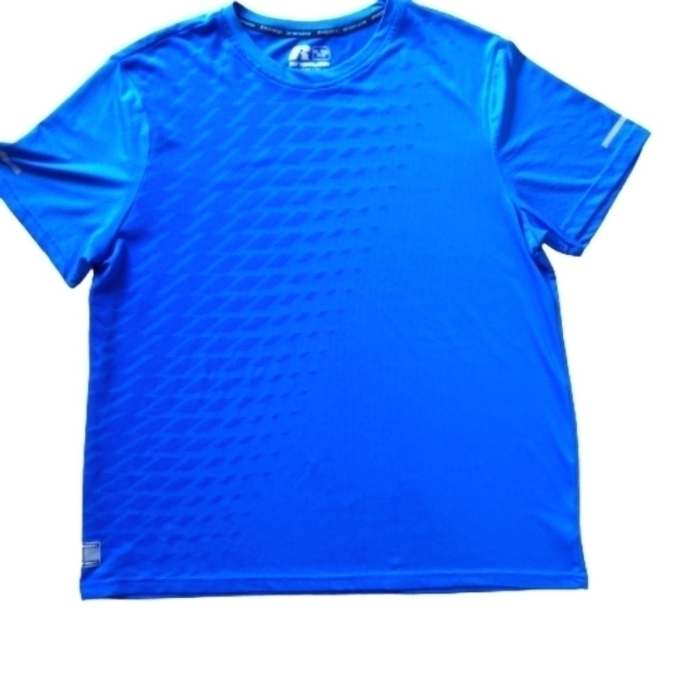 RUSSELL 360 degrees Ventilation Shirt Mens Size XL Blue